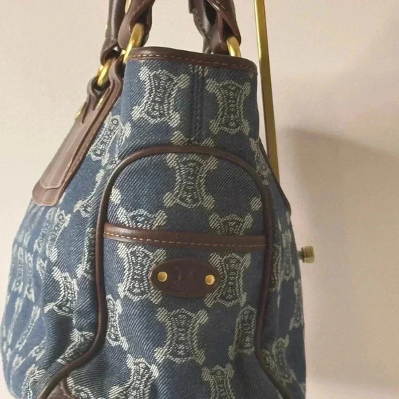 Celine Boogie Bag Denim and Leather Excellent Condirion - Picture 9 of 15